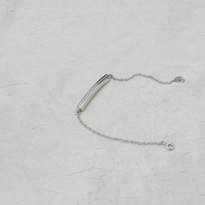 Minimal Diamond Bar Gold Bracelet - Anirudh Jewels