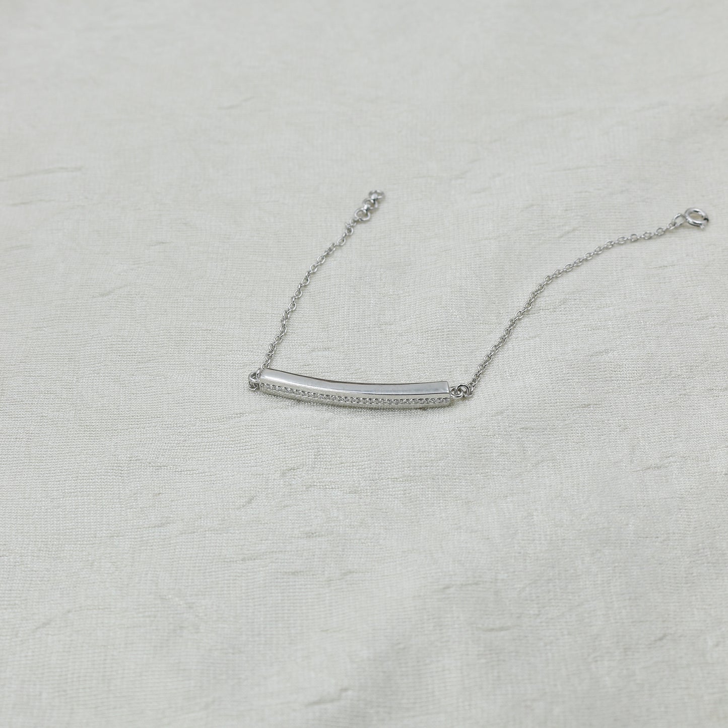 Minimal Diamond Bar Gold Bracelet - Anirudh Jewels