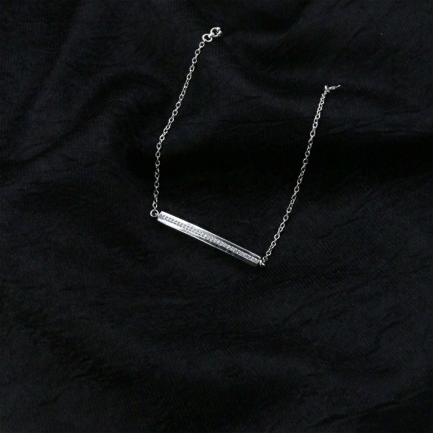 Minimal Diamond Bar Gold Bracelet - Anirudh Jewels