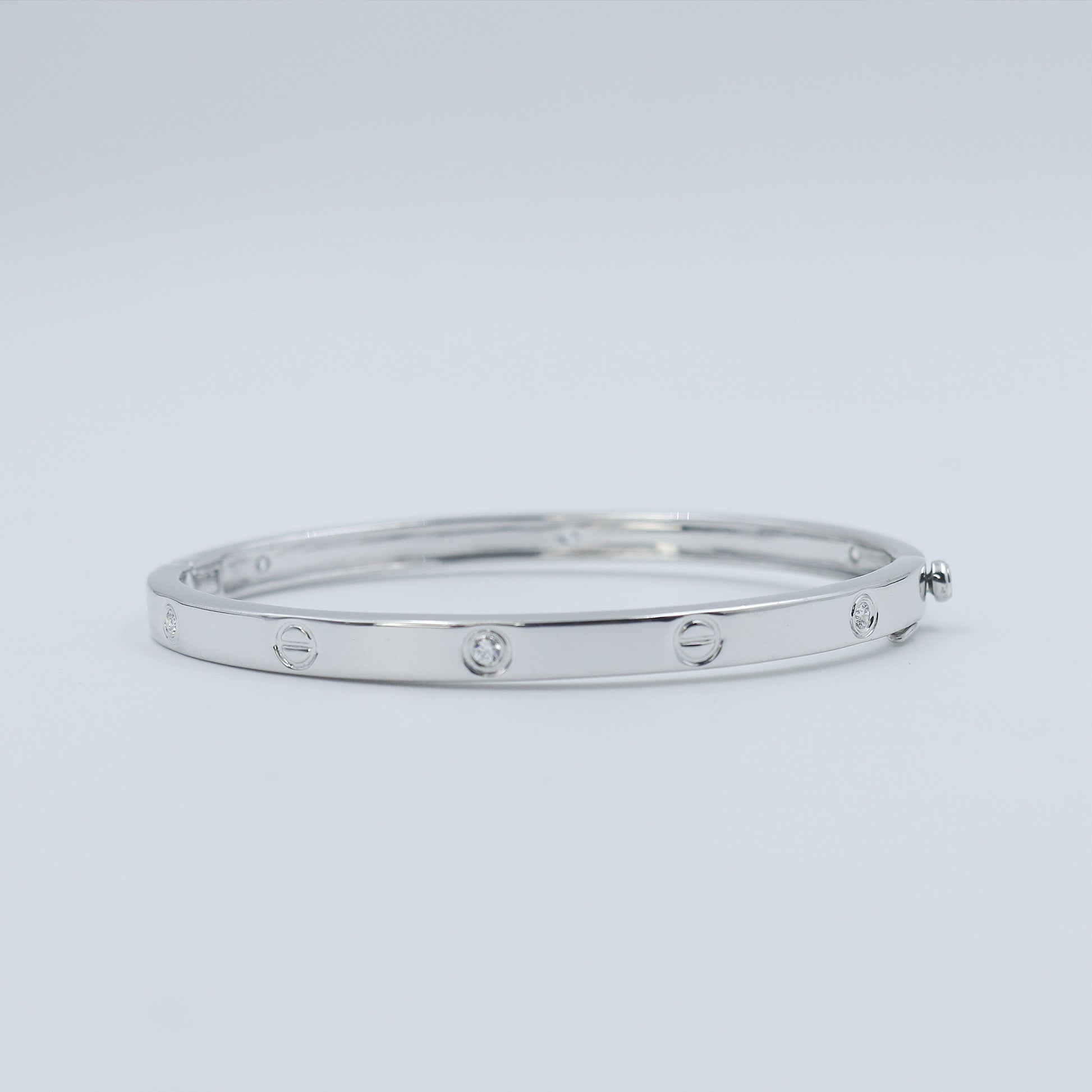 Diamond Gold Bangle for Women – Elegant Luxury Designer Cuff Bracelet - Anirudh Jewels