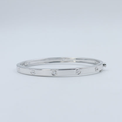 Diamond Gold Bangle for Women – Elegant Luxury Designer Cuff Bracelet - Anirudh Jewels