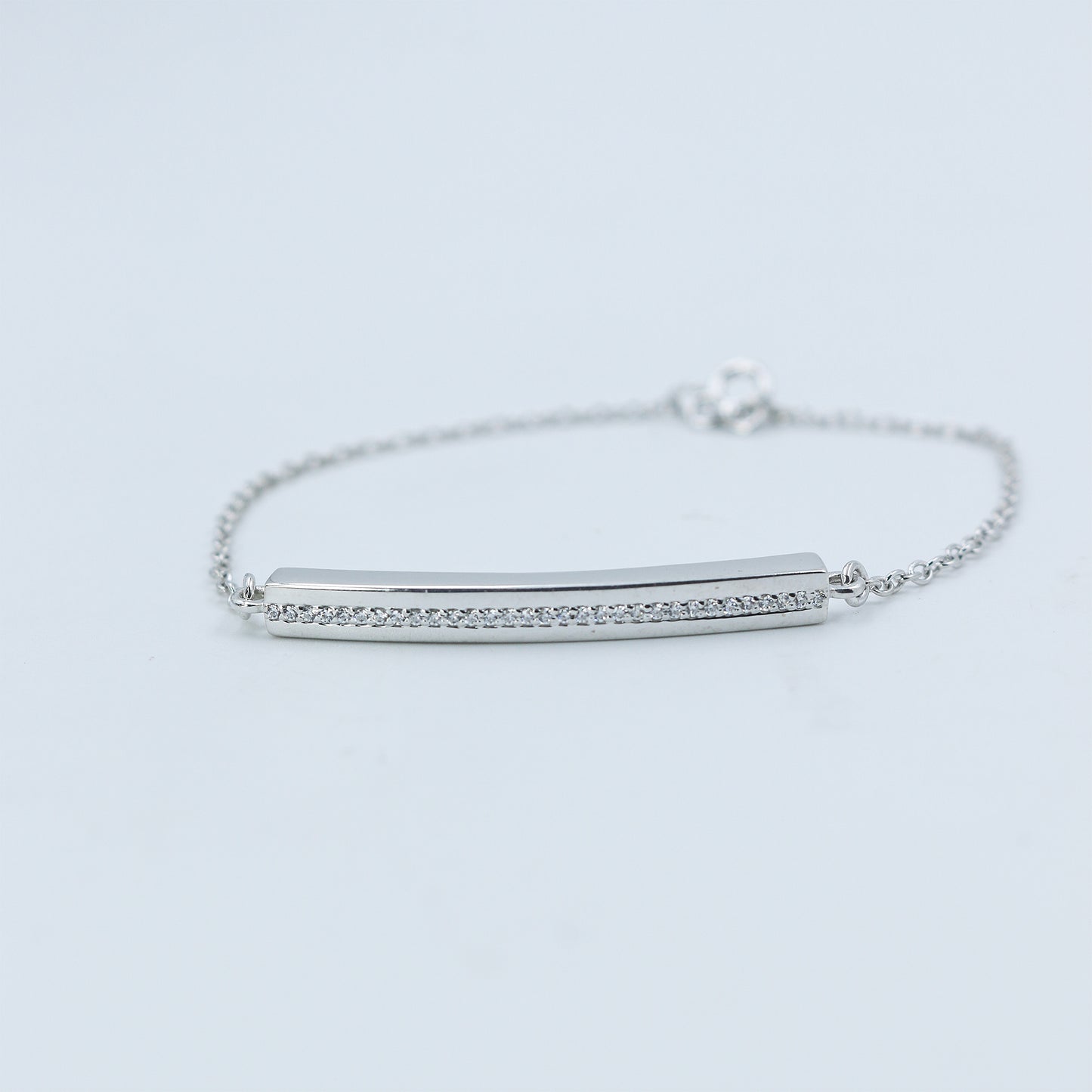 Minimal Diamond Bar Gold Bracelet - Anirudh Jewels