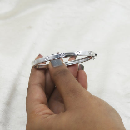 Diamond Gold Bangle for Women – Elegant Luxury Designer Cuff Bracelet - Anirudh Jewels