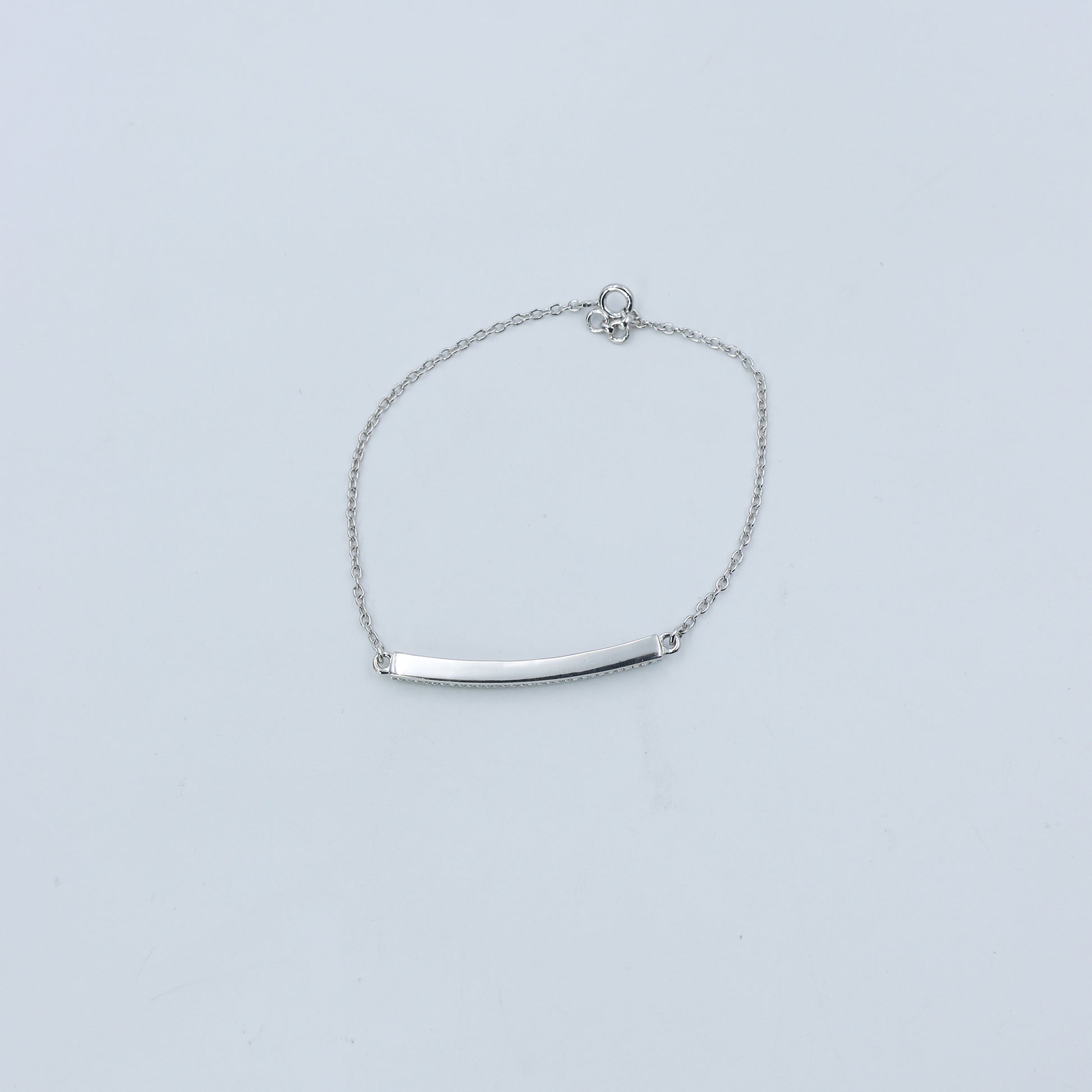 Minimal Diamond Bar Gold Bracelet - Anirudh Jewels