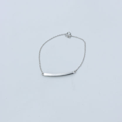Minimal Diamond Bar Gold Bracelet - Anirudh Jewels