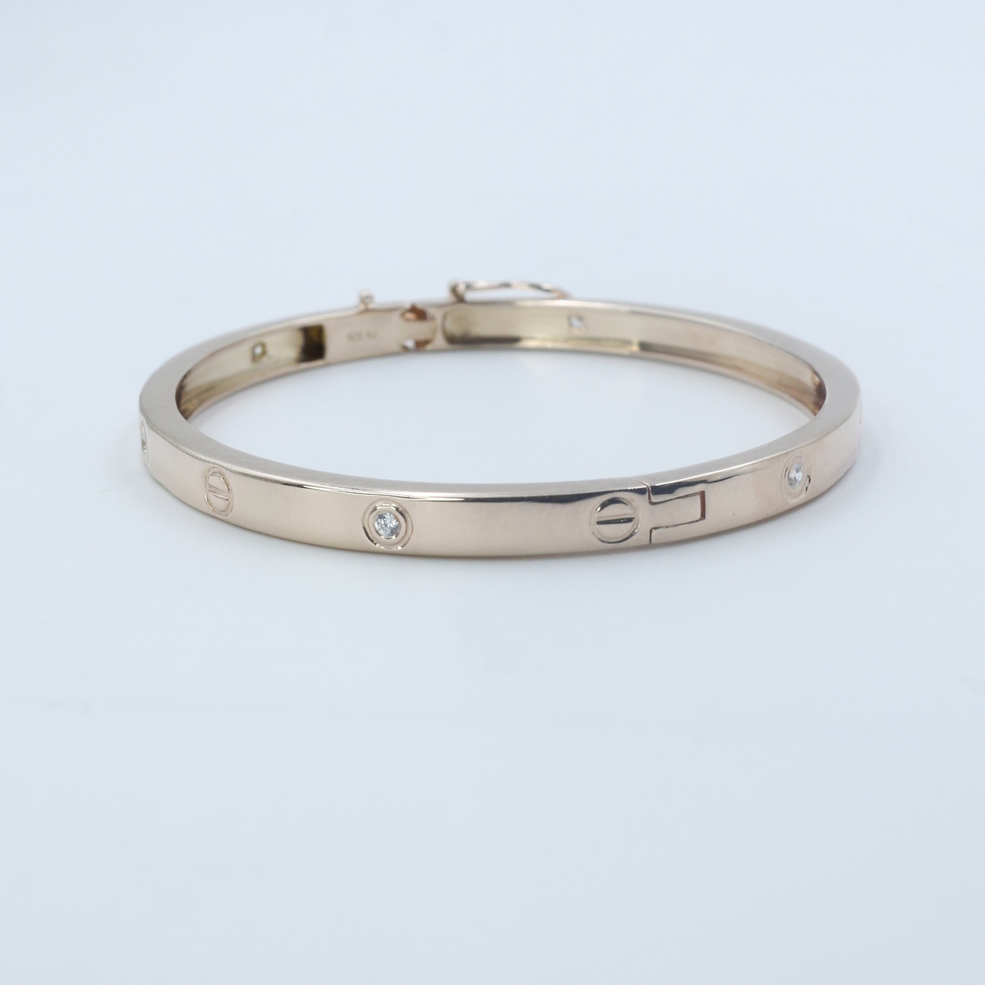 Diamond Gold Bangle for Women – Elegant Luxury Designer Cuff Bracelet - Anirudh Jewels