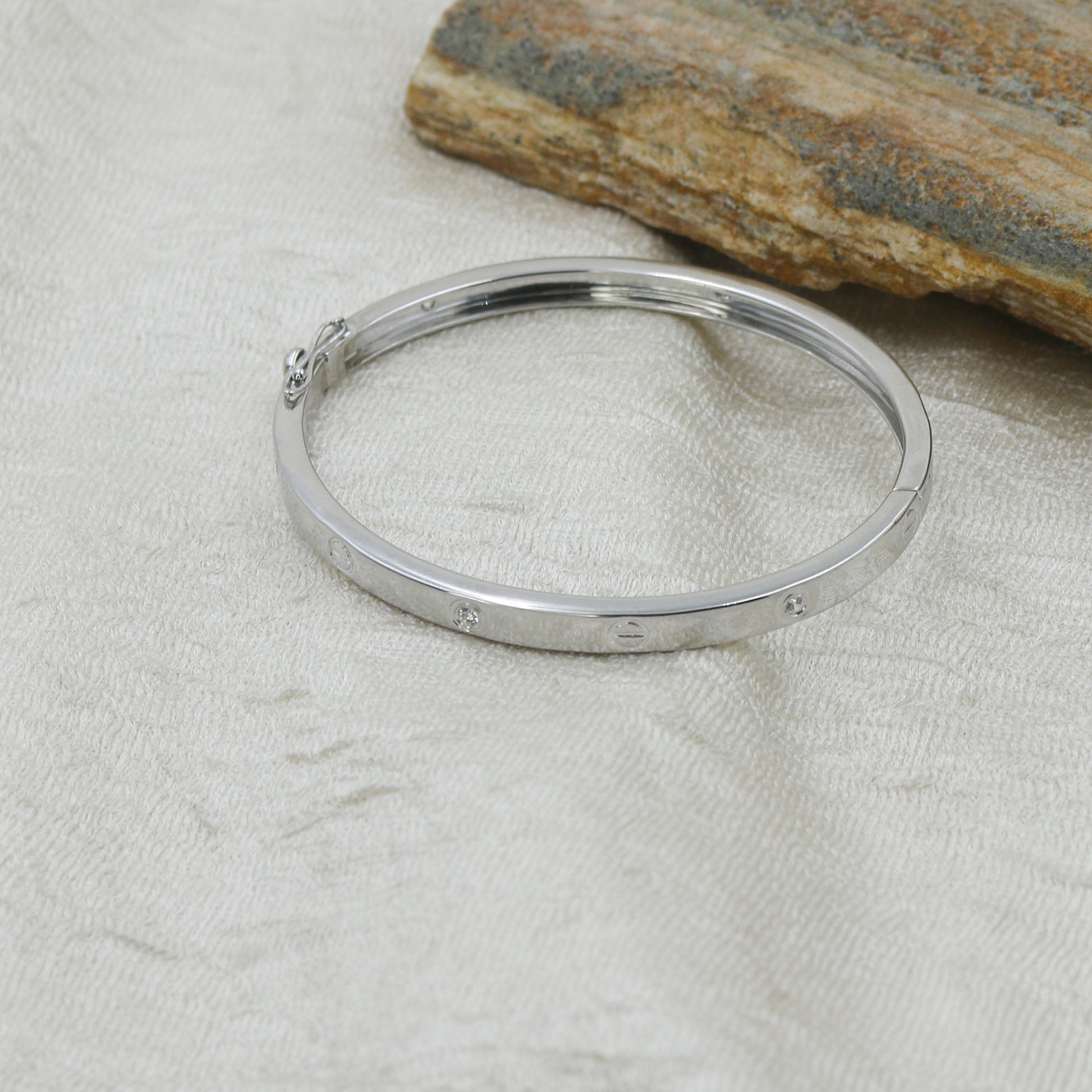 Diamond Gold Bangle for Women – Elegant Luxury Designer Cuff Bracelet - Anirudh Jewels