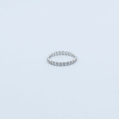 Diamond Eternity Band Gold Ring - Anirudh Jewels