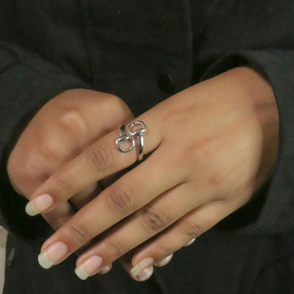 Equestrian-Inspired White Gold Ring