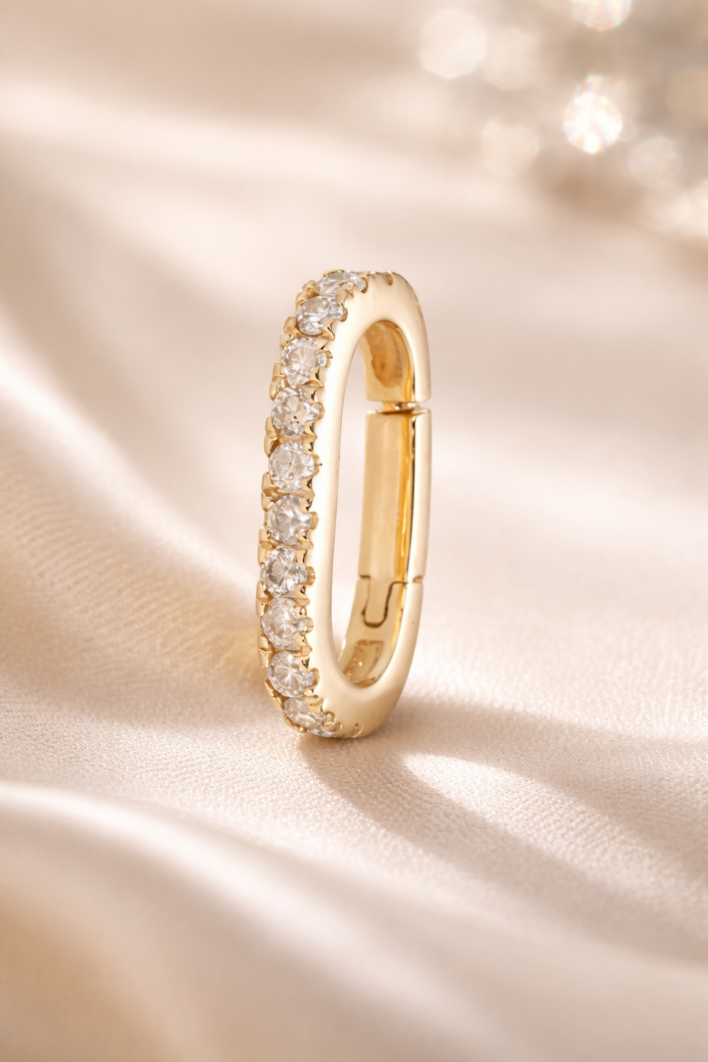 Diamond Lock Pendant in 0.18 Ct CVD EF-VVS Lock Charm - Anirudh Jewels