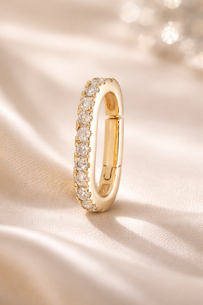 Diamond Lock Pendant in 0.18 Ct CVD EF-VVS Lock Charm - Anirudh Jewels