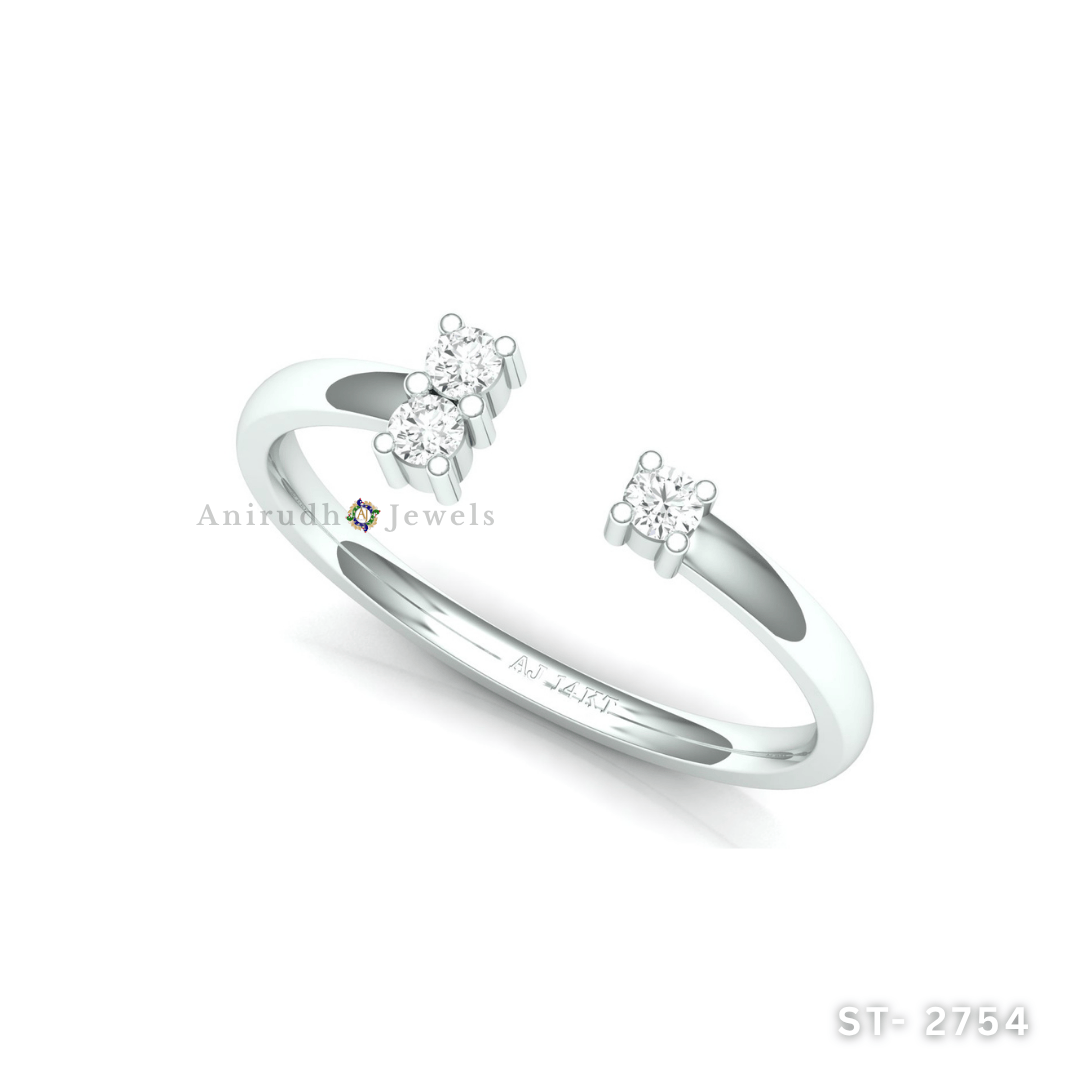 Celeste Glow Diamond Ring by Anirudh Jewels