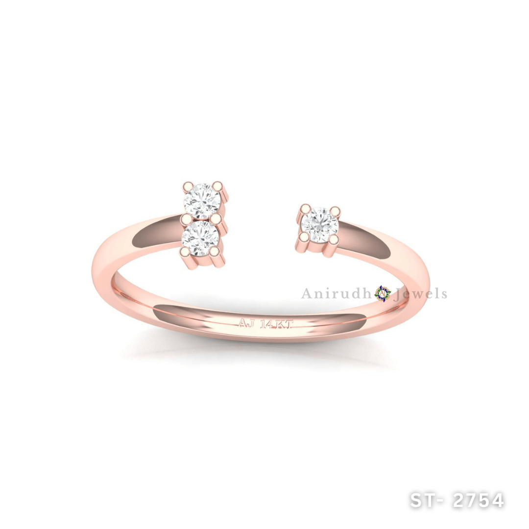 Celeste Glow Diamond Ring by Anirudh Jewels