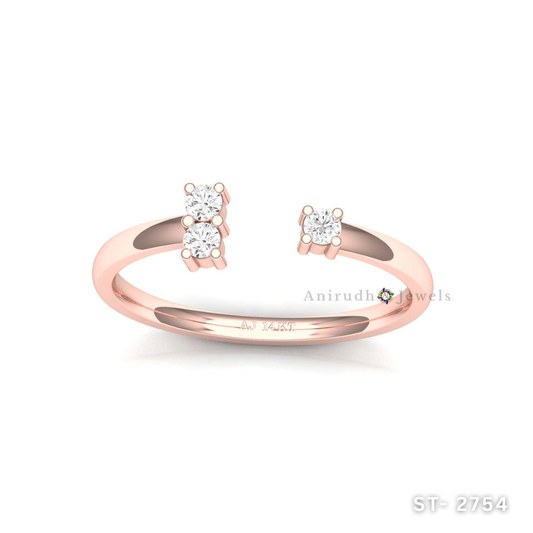 Celeste Glow Diamond Ring by Anirudh Jewels