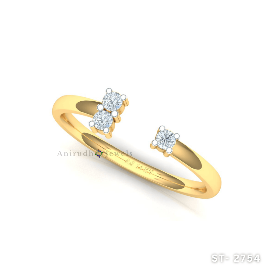 Celeste Glow Diamond Ring by Anirudh Jewels