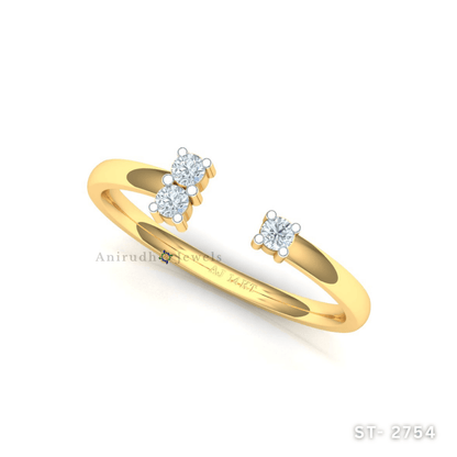 Celeste Glow Diamond Ring by Anirudh Jewels