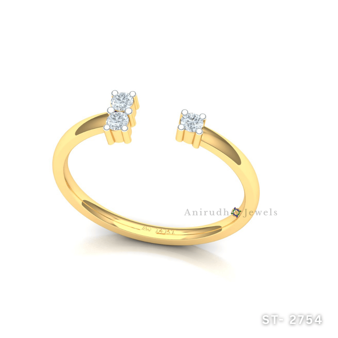 Celeste Glow Diamond Ring by Anirudh Jewels