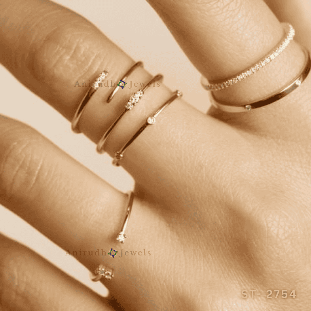 Celeste Glow Diamond Ring by Anirudh Jewels
