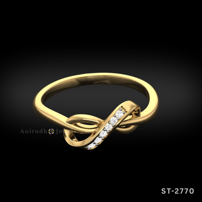 Infinity Grace Diamond Ring By Anirudh Jewels