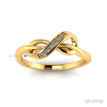 Infinity Grace Diamond Ring By Anirudh Jewels