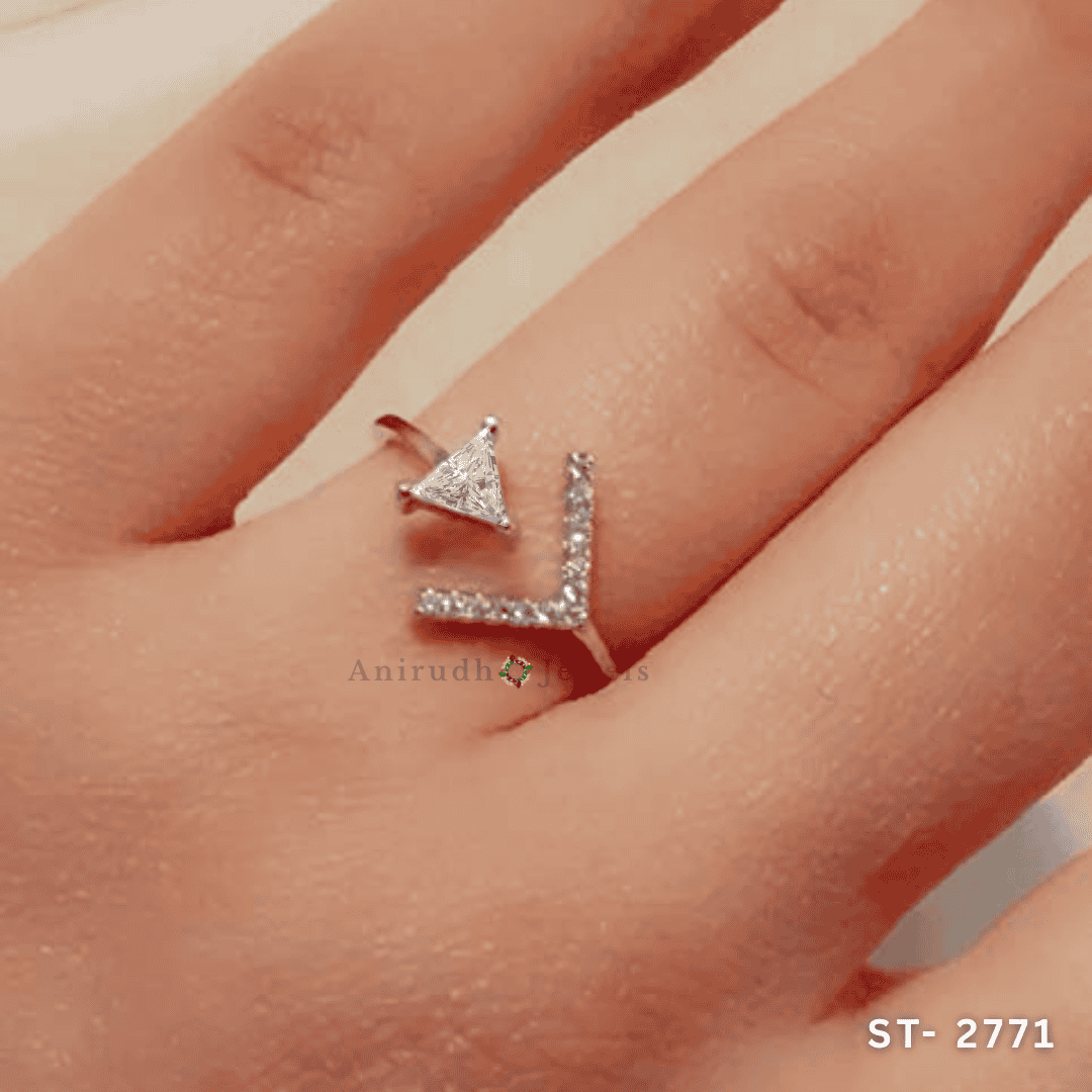 Duo Spark Ring By Anirudh Jewels