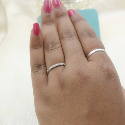 Diamond Eternity Band Gold Ring - Anirudh Jewels