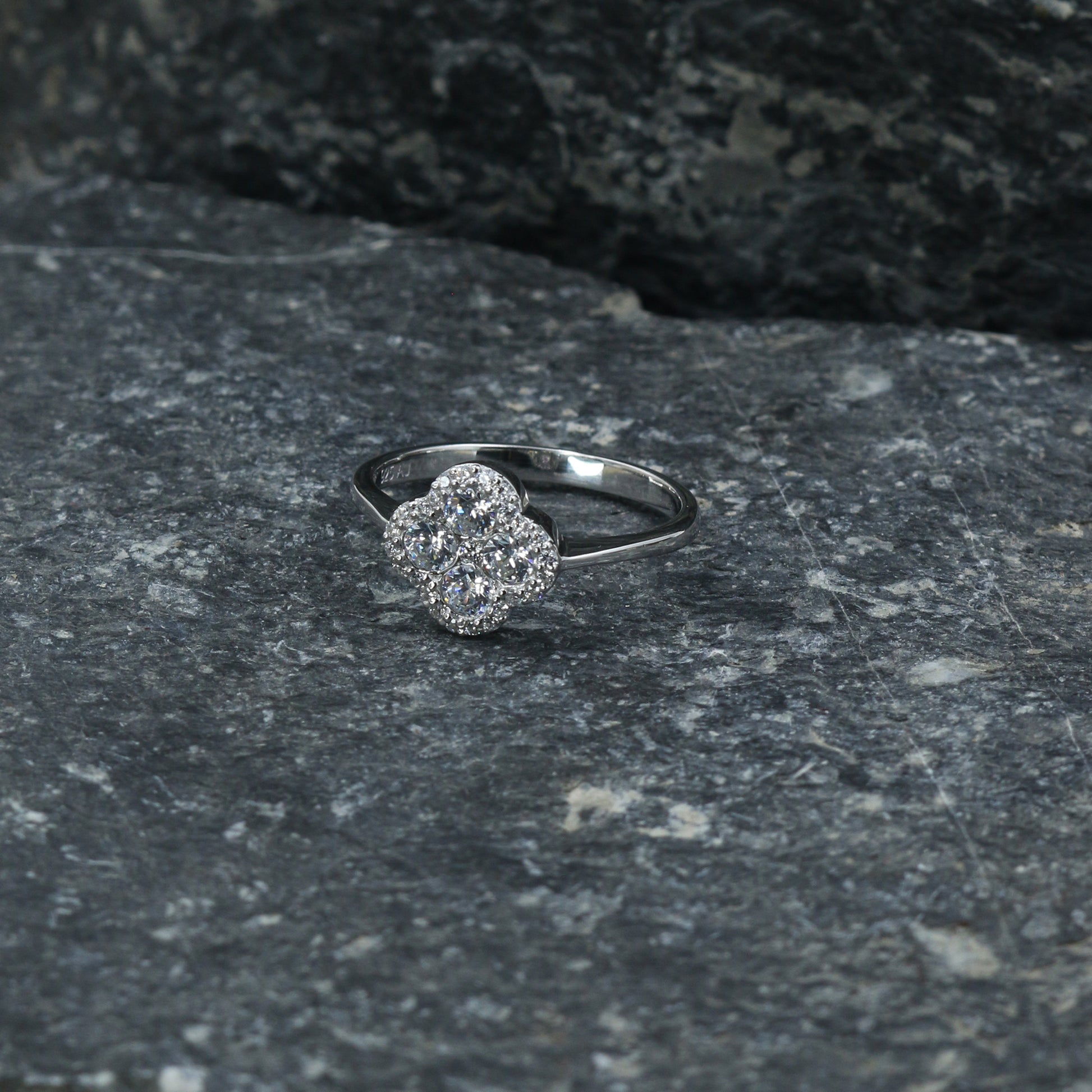 Cushion Halo Diamond Gold Ring for Women – Luxury Statement Engagement Ring - Anirudh Jewels