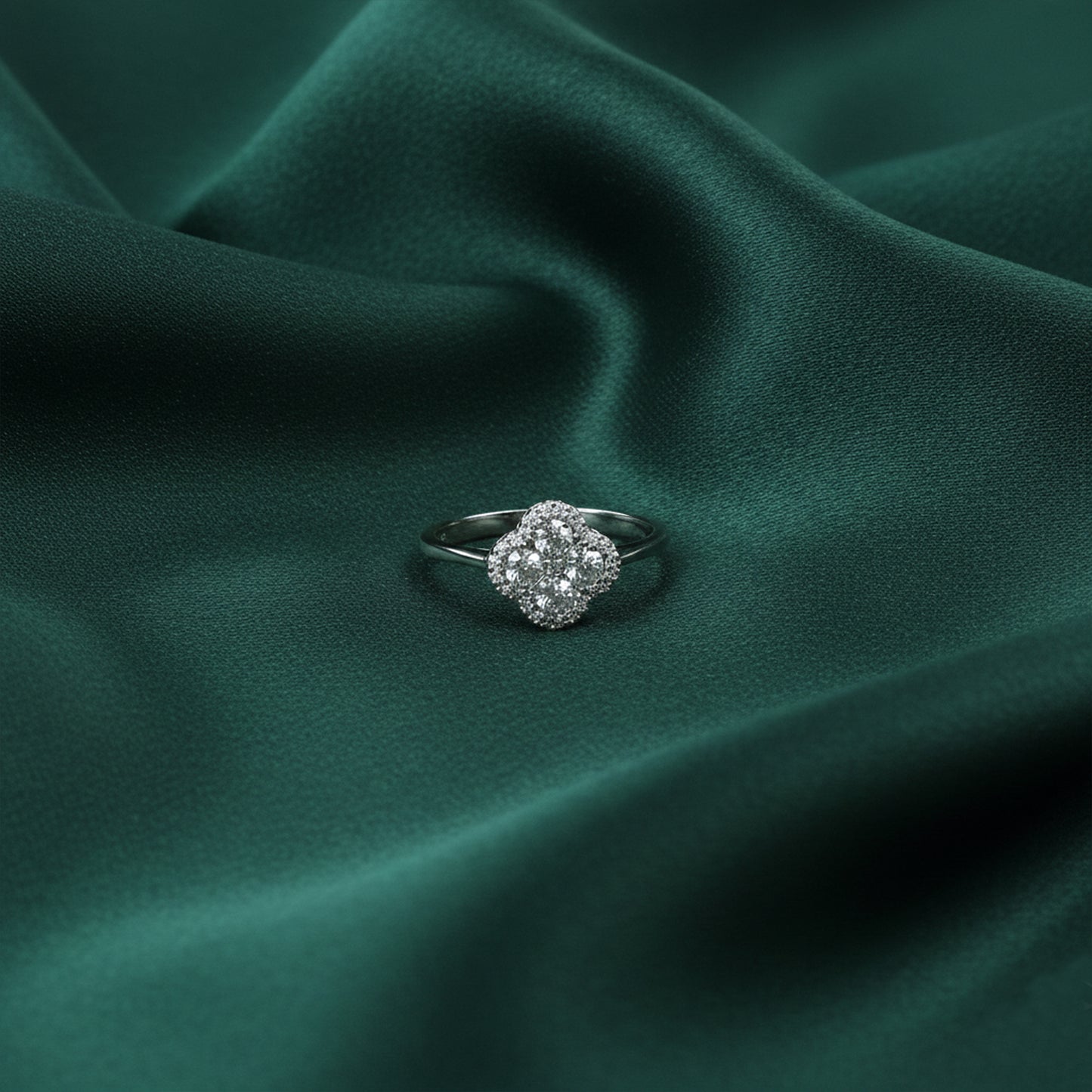 Cushion Halo Diamond Gold Ring for Women – Luxury Statement Engagement Ring - Anirudh Jewels