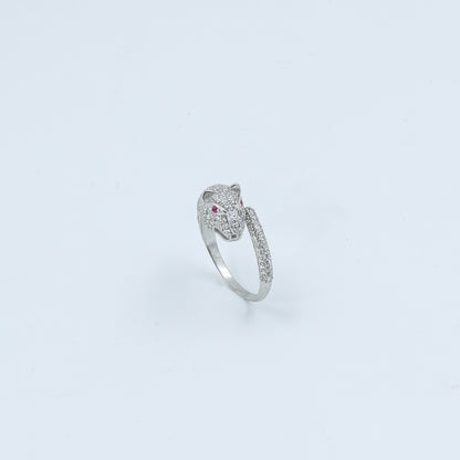 Ruby Halo Diamond Gold Ring - Anirudh Jewels