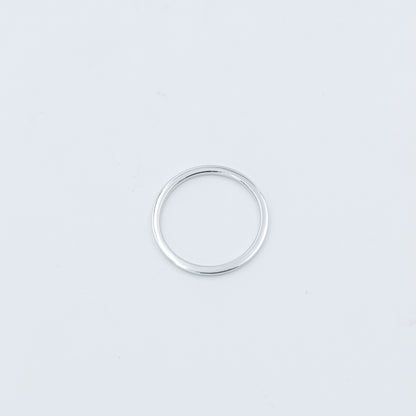 Classic Plain Gold Band Ring for Women – Minimalist Everyday Stackable Ring - Anirudh Jewels