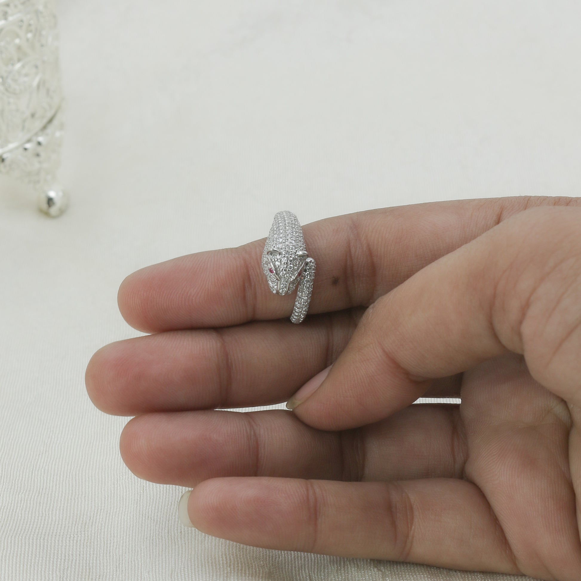 Ruby Halo Diamond Gold Ring - Anirudh Jewels