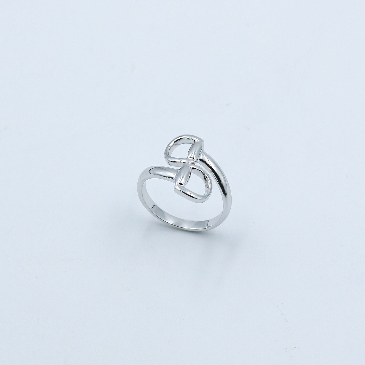 Equestrian-Inspired White Gold Ring