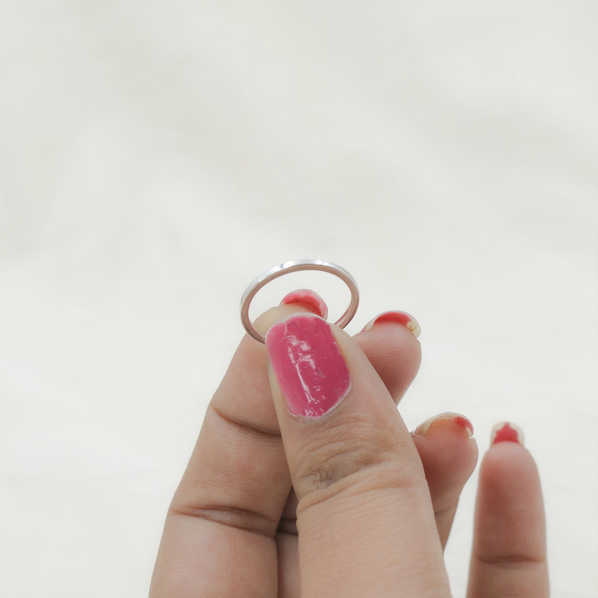Classic Plain Gold Band Ring for Women – Minimalist Everyday Stackable Ring - Anirudh Jewels