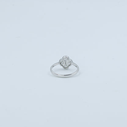 Cushion Halo Diamond Gold Ring for Women – Luxury Statement Engagement Ring - Anirudh Jewels