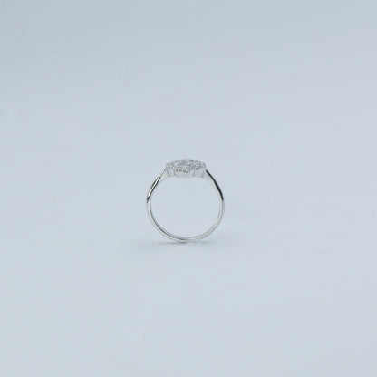 Cushion Halo Diamond Gold Ring for Women – Luxury Statement Engagement Ring - Anirudh Jewels