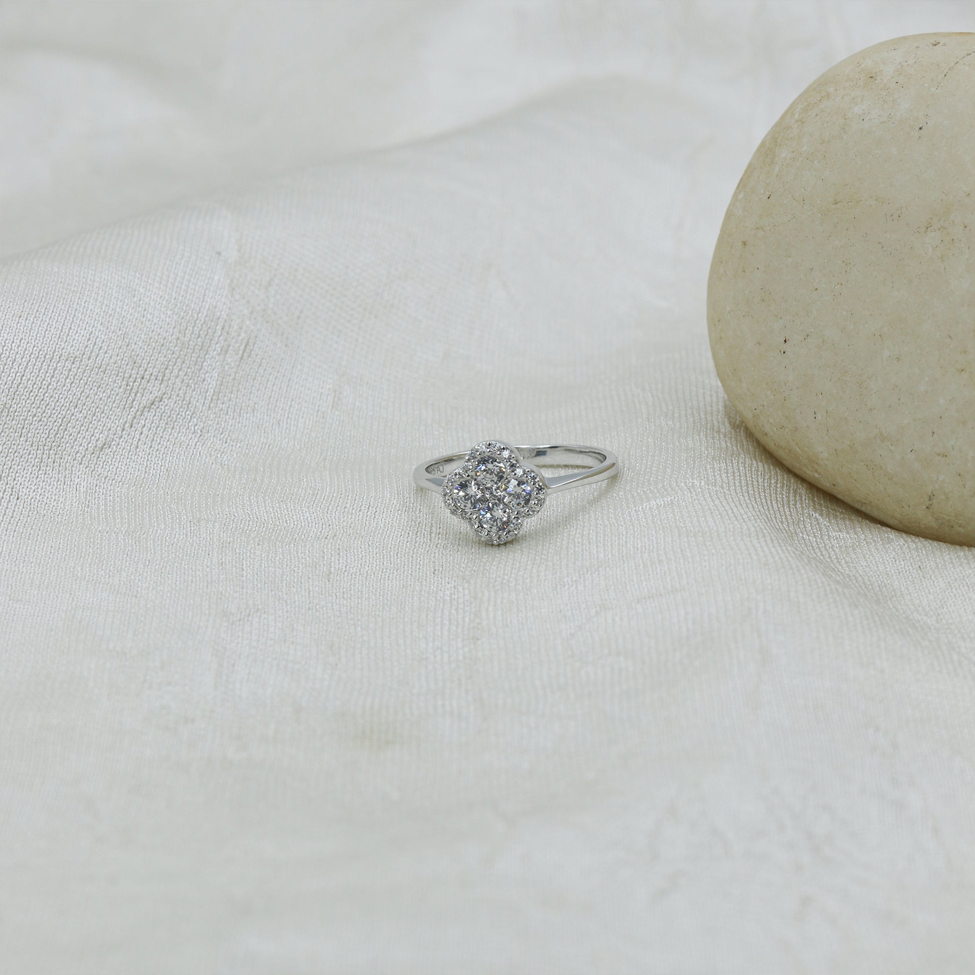 Cushion Halo Diamond Gold Ring for Women – Luxury Statement Engagement Ring - Anirudh Jewels