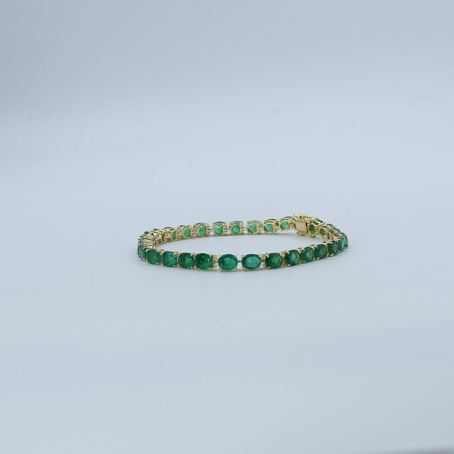 Natural Emerald Beaded/Strand Bracelet