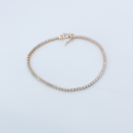 Diamond Classic Line Tennis Bracelet