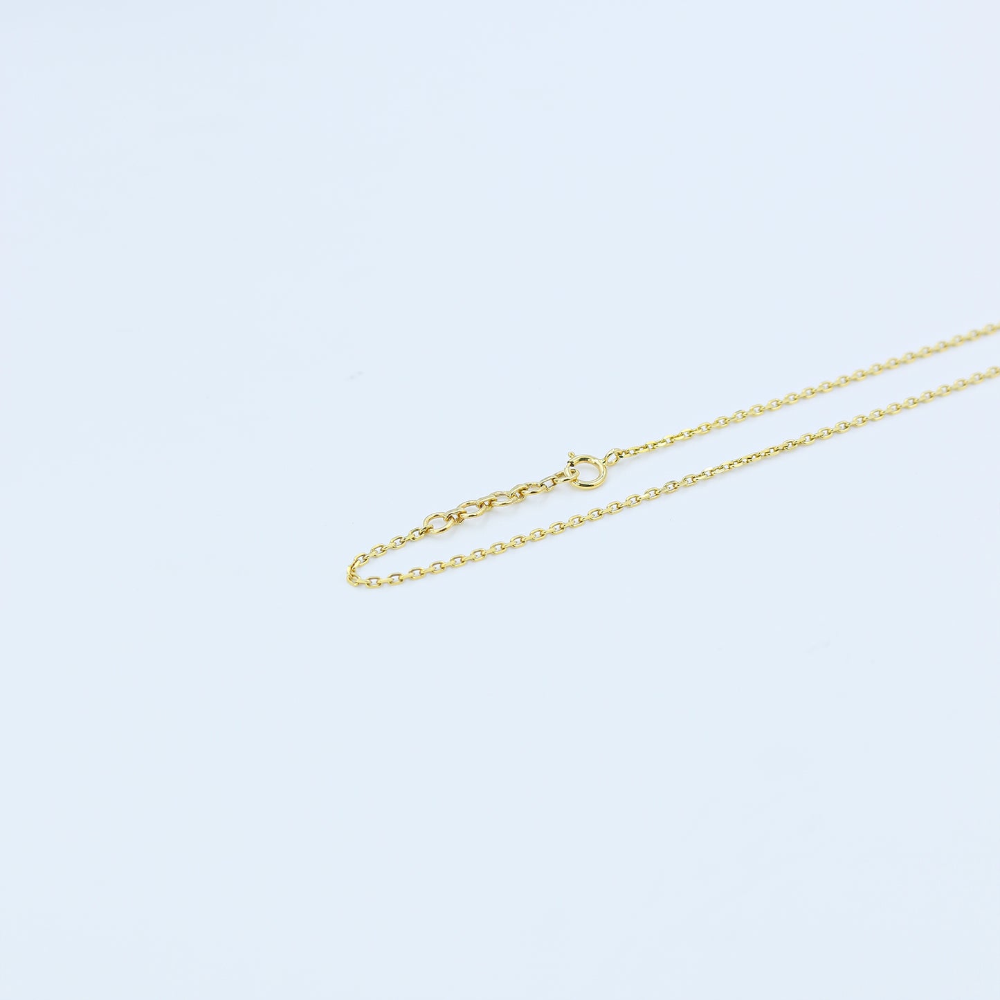 Yellow Gold Hydro Gemstone Cluster Pendant with Chain