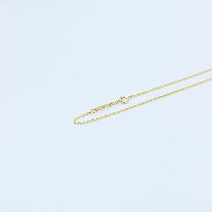 Yellow Gold Hydro Gemstone Cluster Pendant with Chain