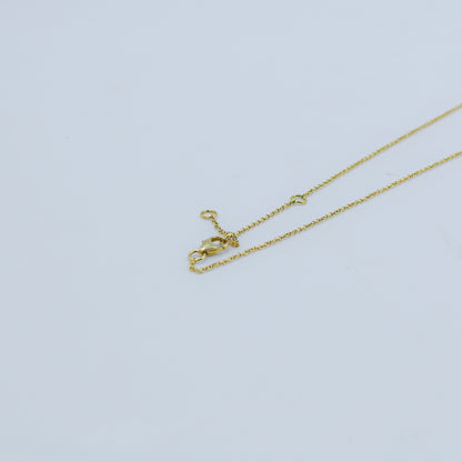 Yellow Gold Ruby and Diamond Butterfly Pendant Necklace