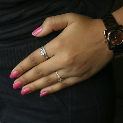 Yellow Gold Celestial Charm Diamond Ring