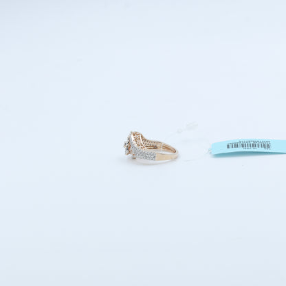 Diamond Wave Cluster Statement Ring