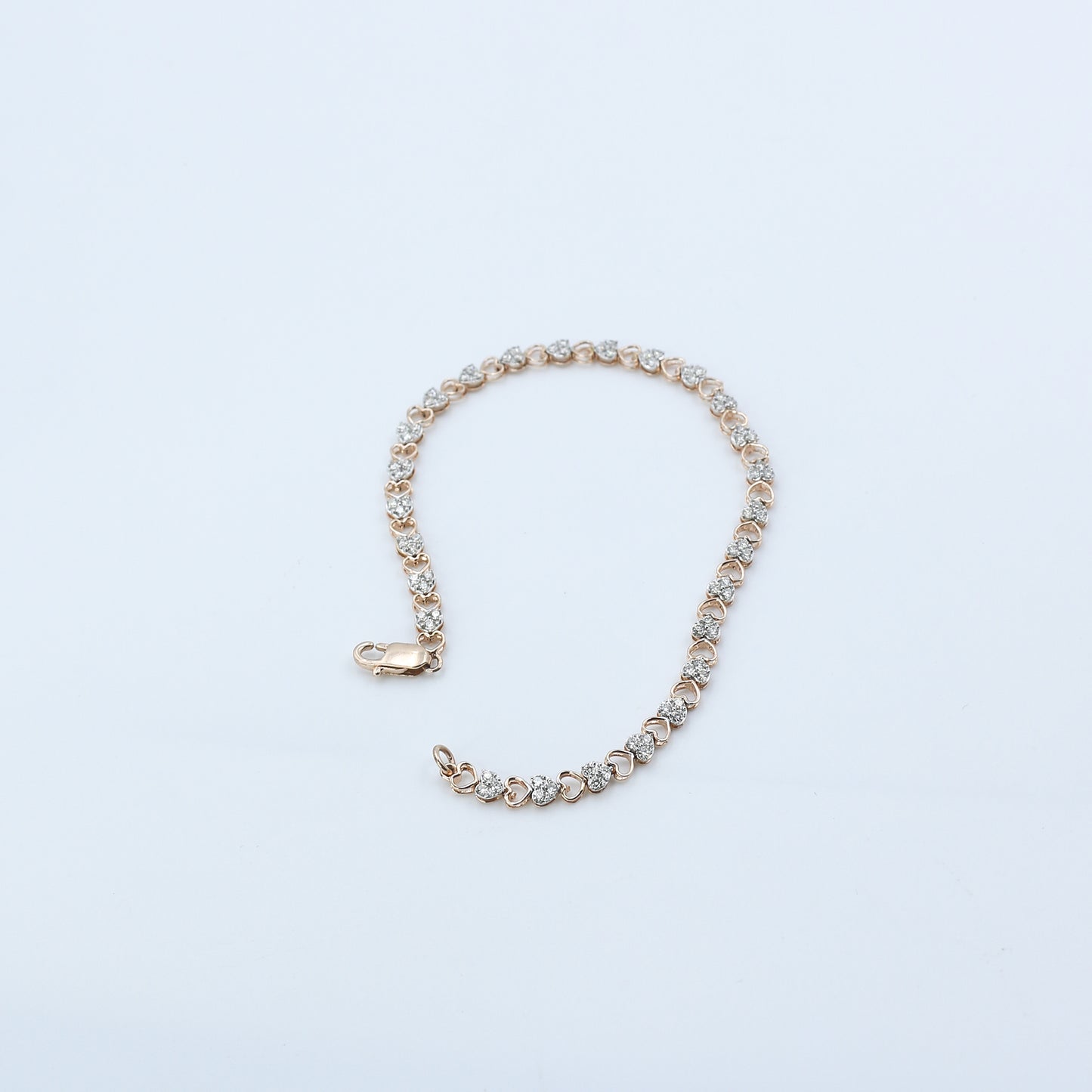 Diamond Infinity Link Bracelet