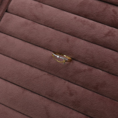 Yellow Gold Celestial Charm Diamond Ring