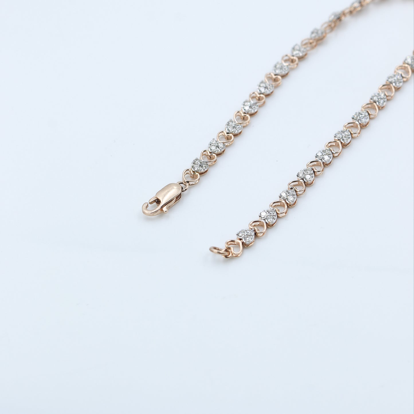 Diamond Infinity Link Bracelet