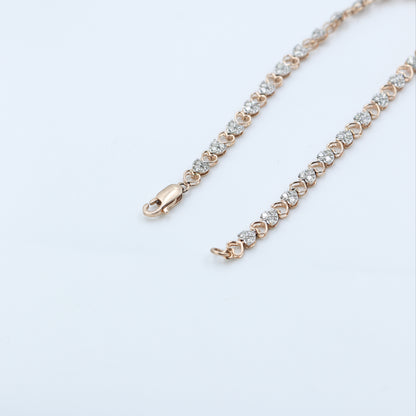 Diamond Infinity Link Bracelet