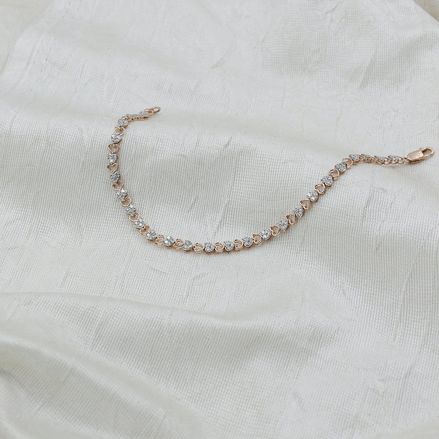Diamond Infinity Link Bracelet