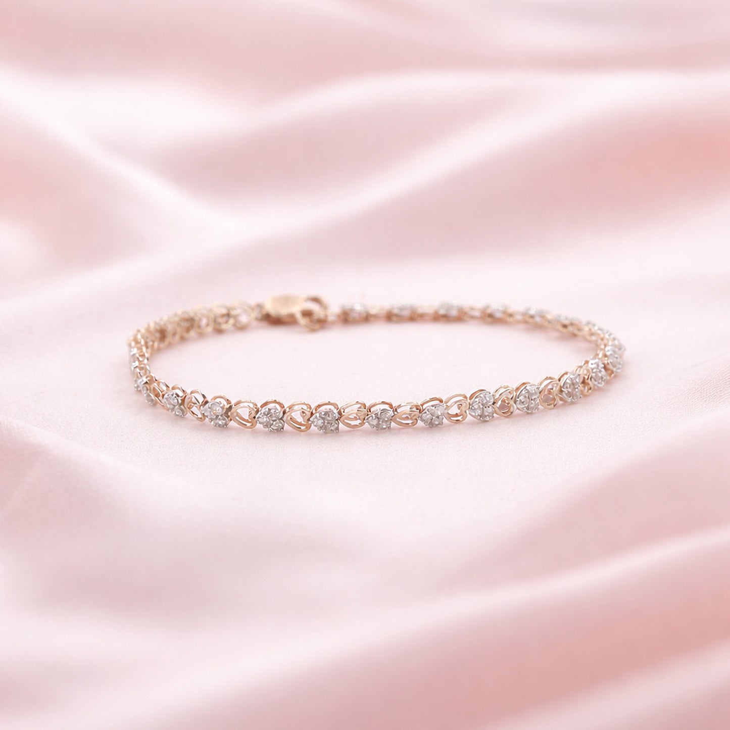 Diamond Infinity Link Bracelet