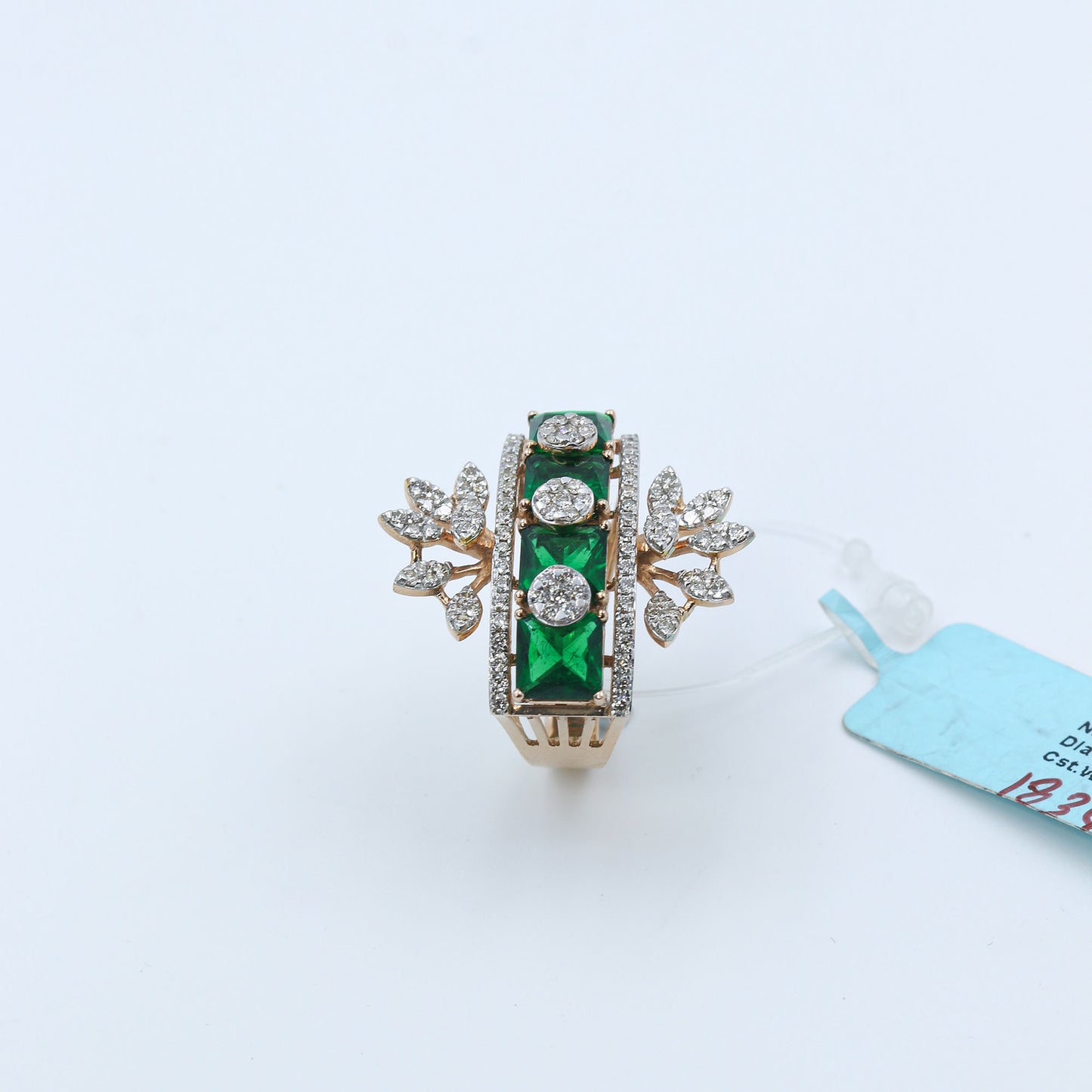 Diamond & Emerald Statement Ring
